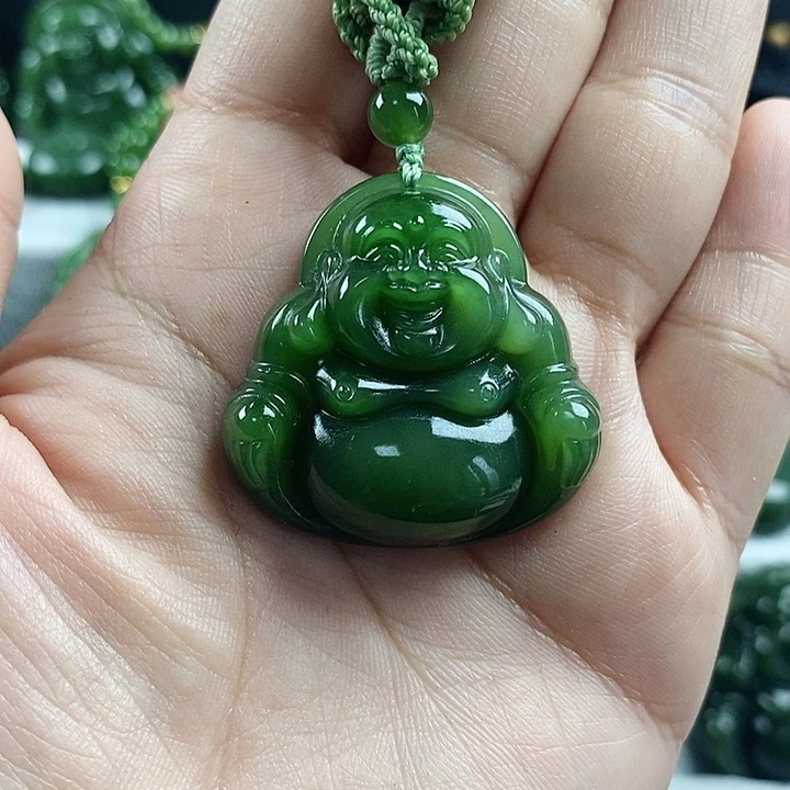 和田玉（碧玉）未镶嵌项链35