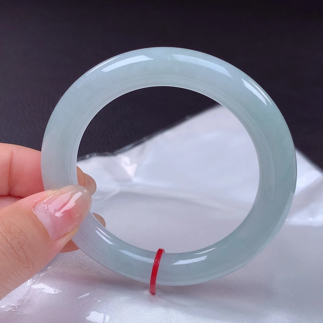 翡翠手镯未镶嵌55圈口437034