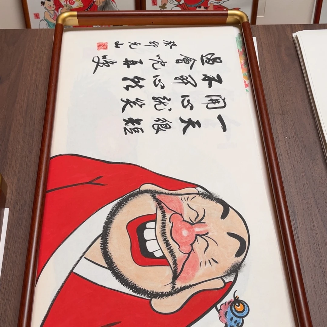 国画纯手绘禅意画作品