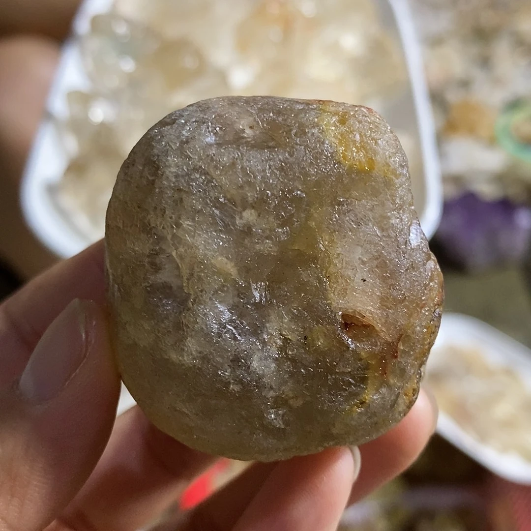 水晶珠宝半成品未镶嵌貘*