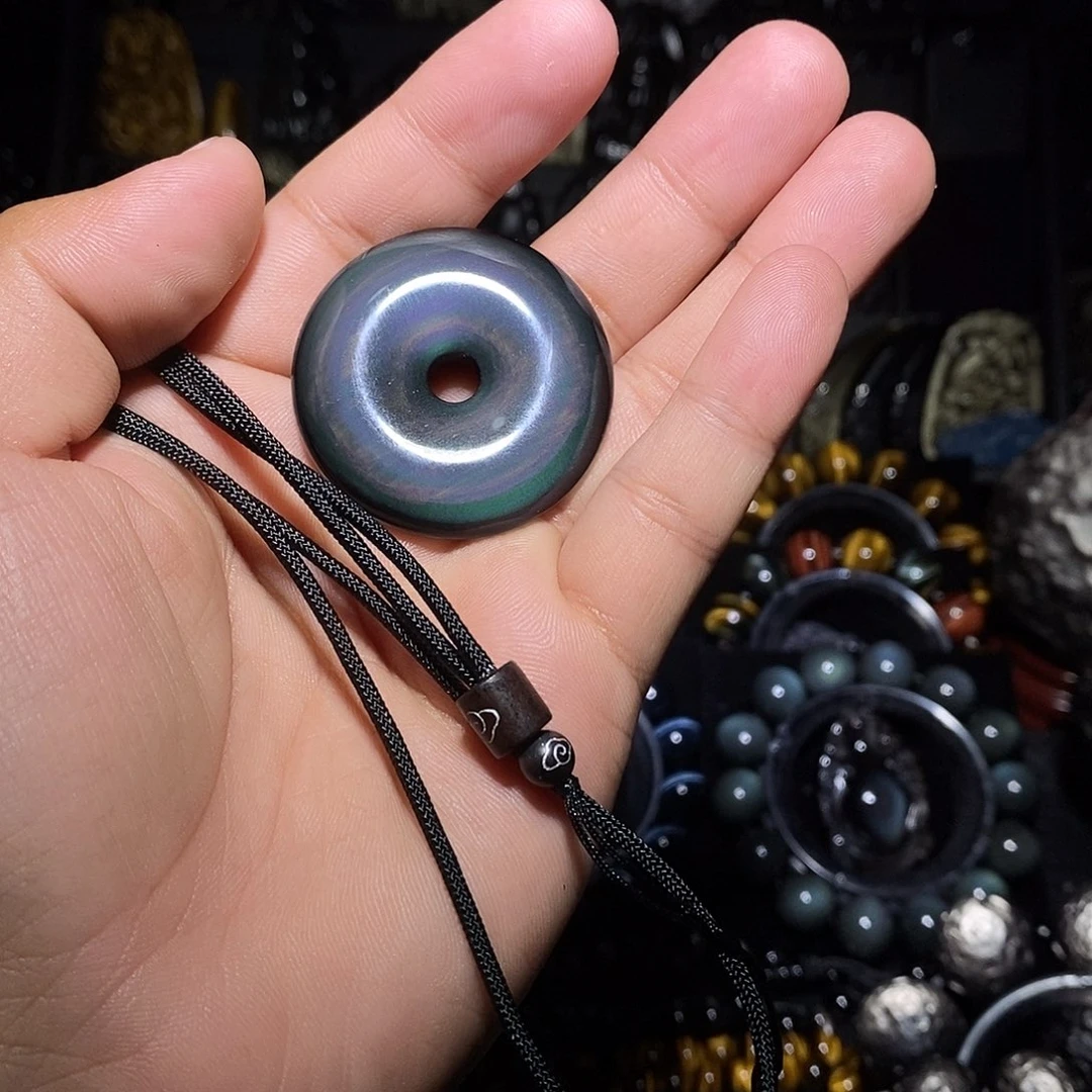 心***记黑曜岩未镶嵌手链