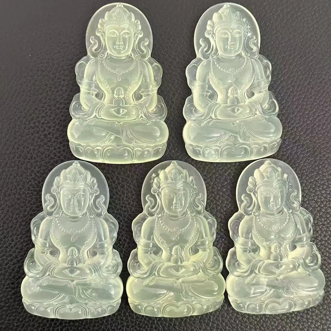 【飞总福利】纯天然玉石未镶嵌多样性发一个大观音 088