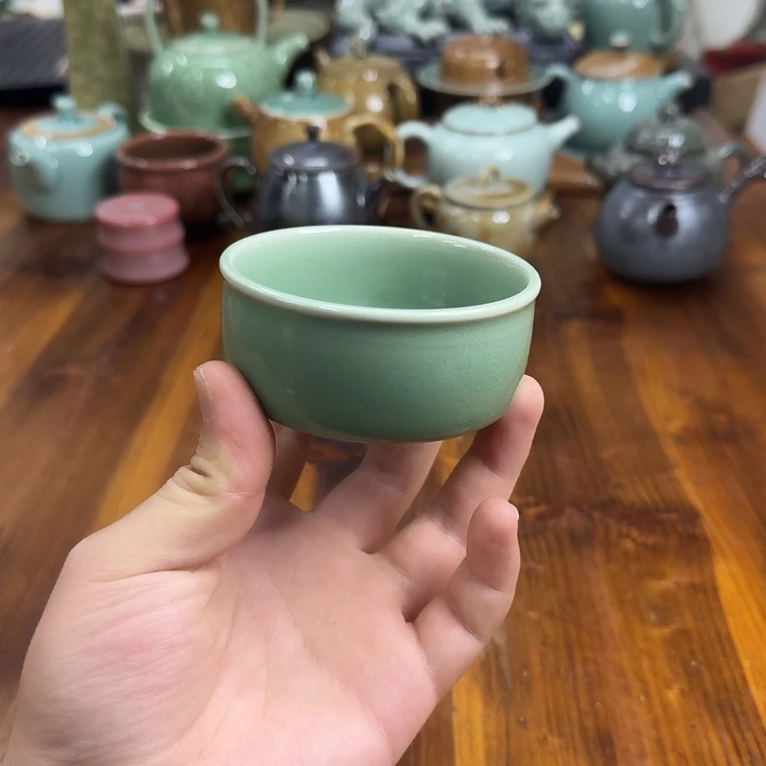 小仲龙泉青瓷微瑕2867