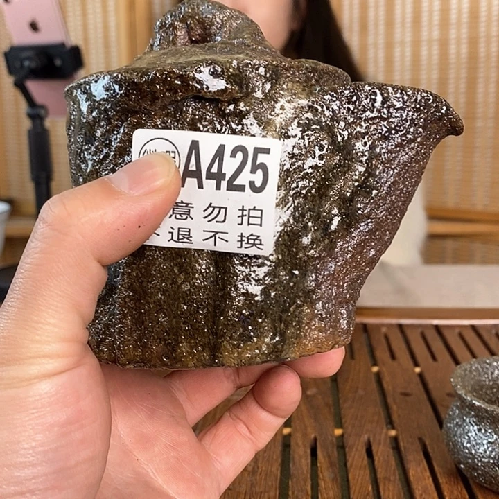 荥经黑砂馒头窑手抓壶微瑕福利