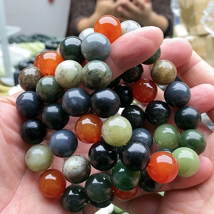 【闪购商品】未镶嵌手链和田玉16多宝拍一发一