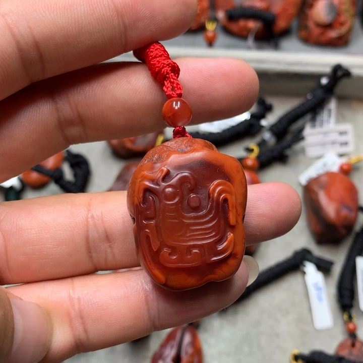 吊坠(不含链)未镶嵌南红玛瑙