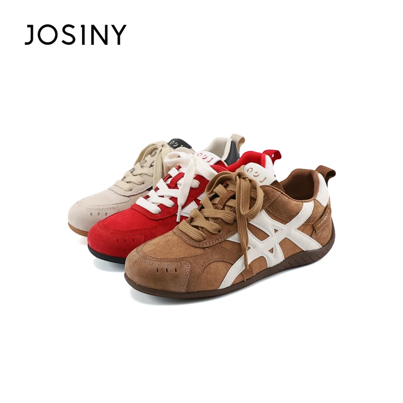 卓诗尼经典德训鞋女2025秋新款时尚透气休闲鞋日系百搭超好看女鞋