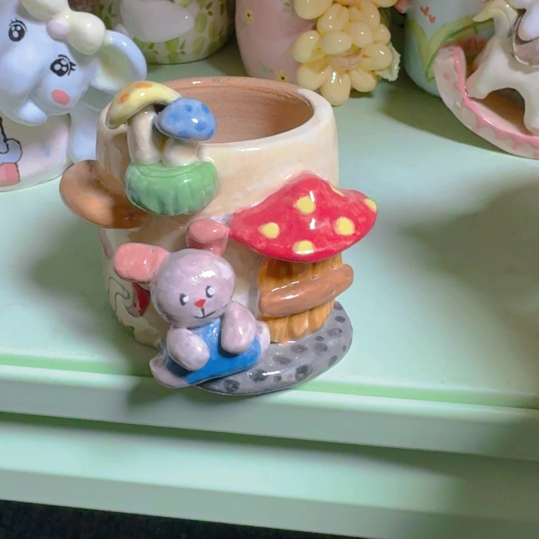 老梧家的手工陶瓷多肉花盆