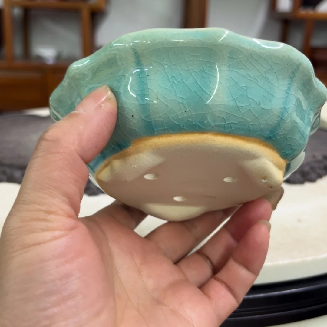 紫砂花盆瑕疵3.5-11。。。