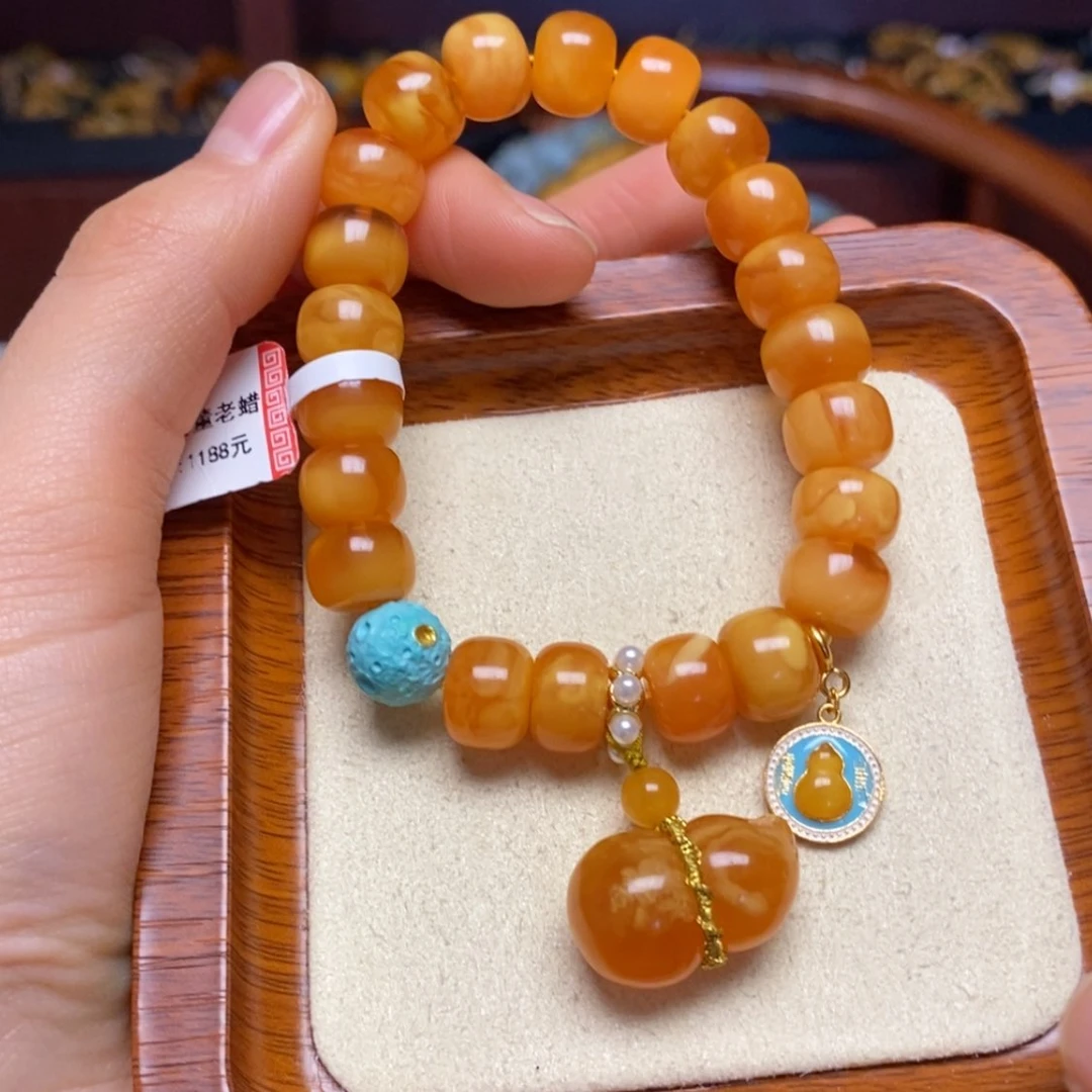 【闪购商品】蜜蜡手链未镶嵌手串