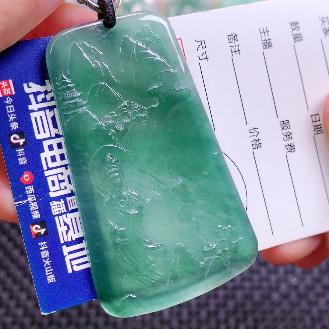 颈饰未镶嵌翡翠翡翠