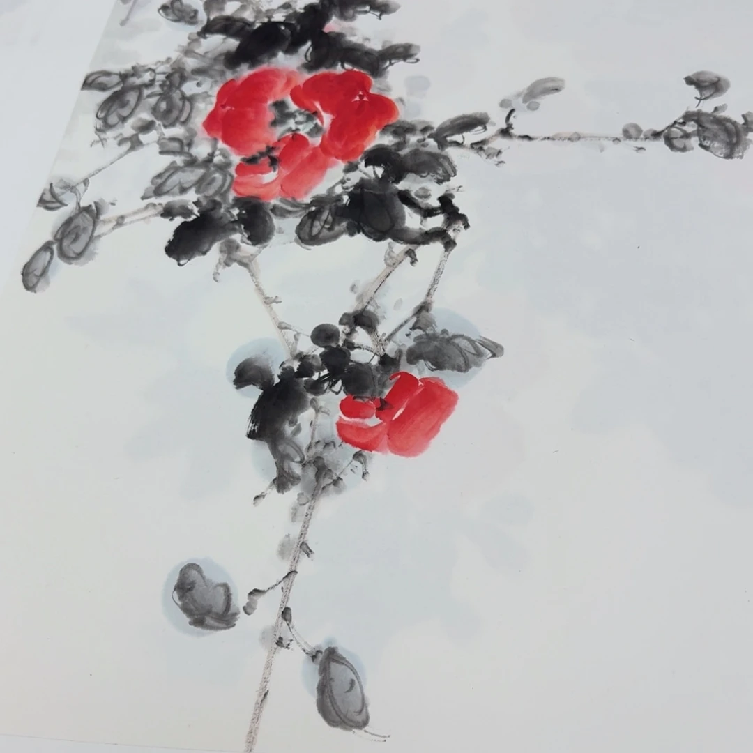 国画国画花鸟山水作品