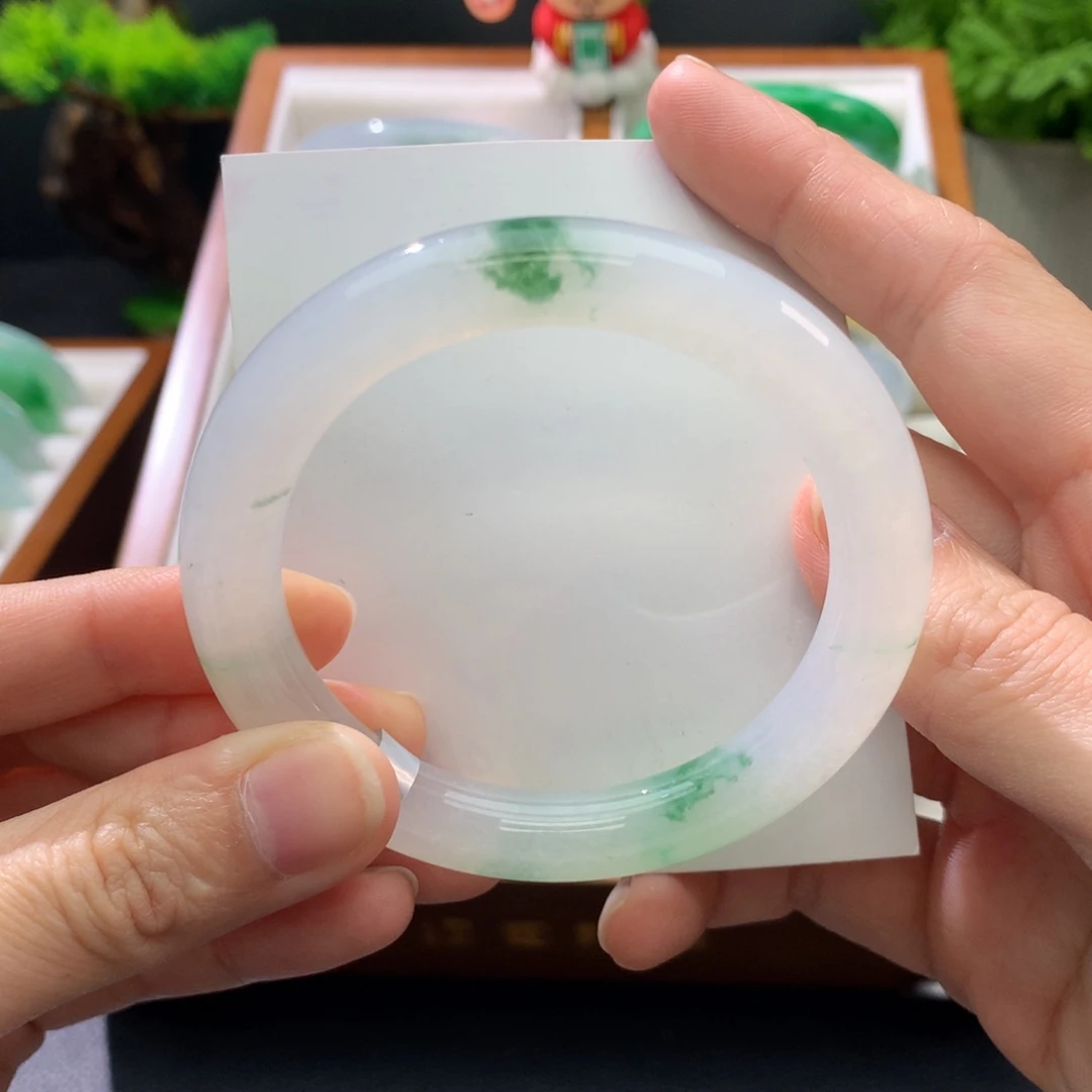 翡翠未镶嵌手镯闪购 7