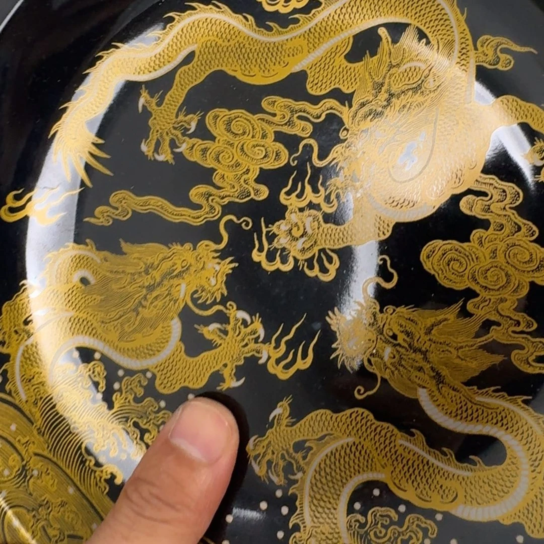 杯坞金釉金龙大壶承