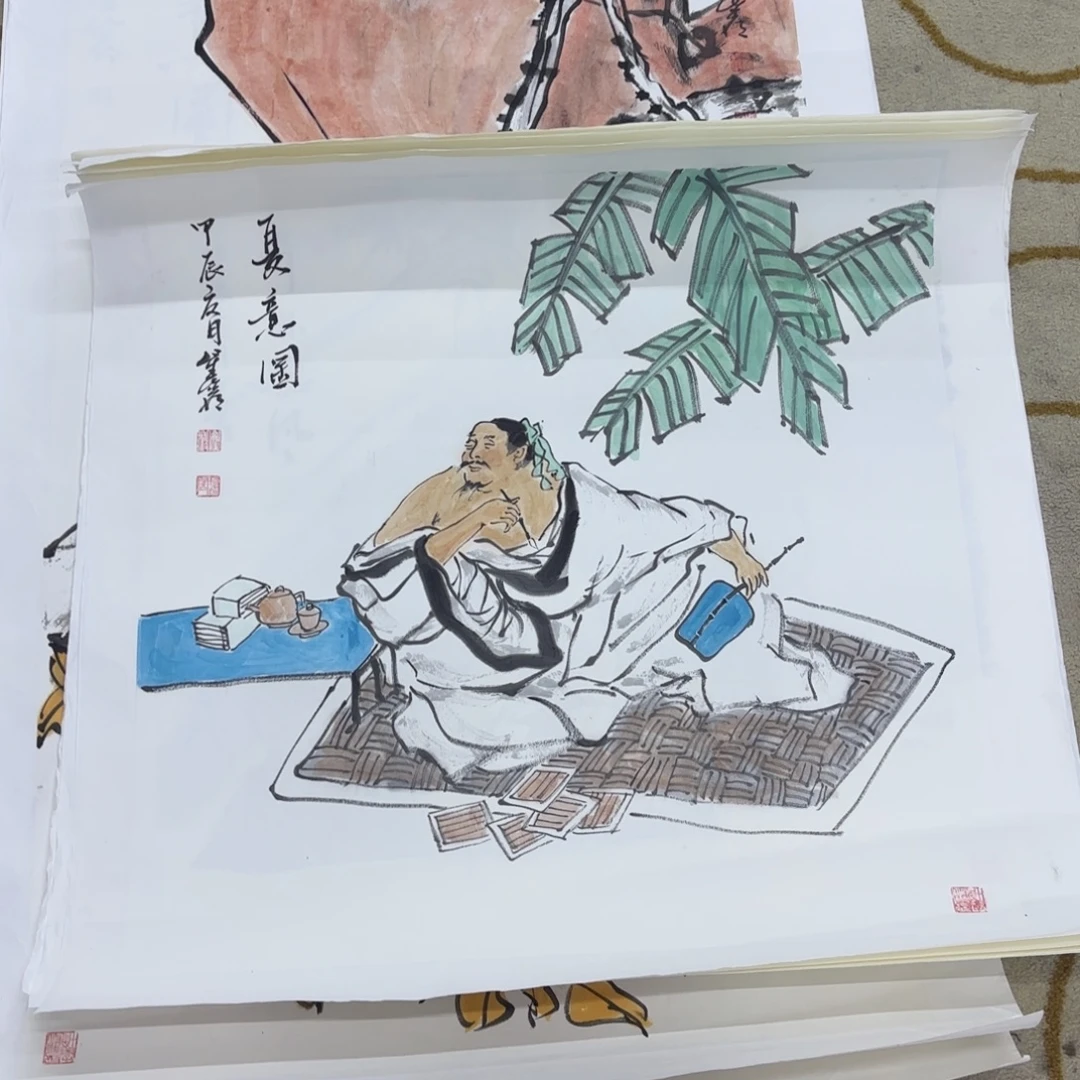 国画国画老师作品刘
