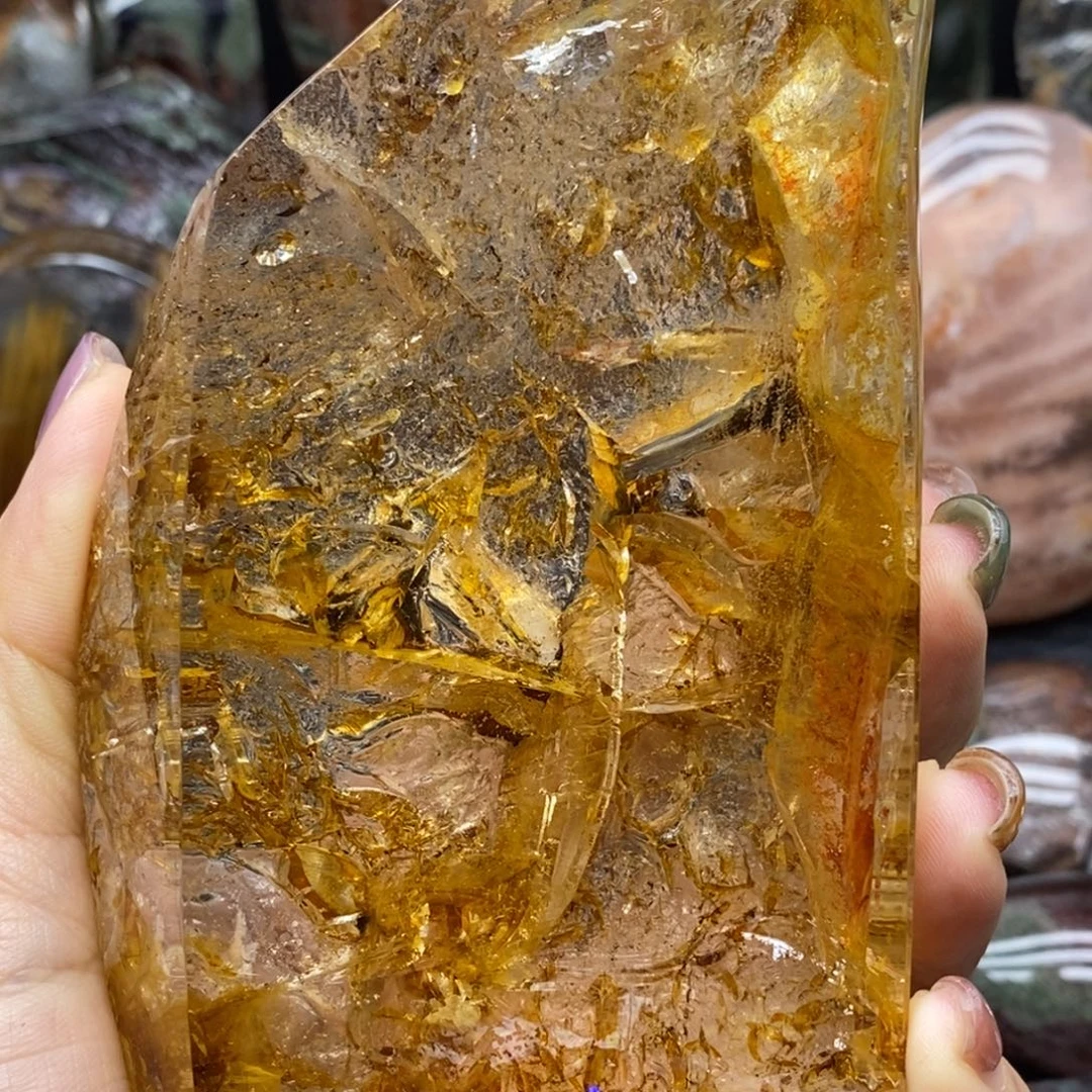 水晶未镶嵌珠宝半成品