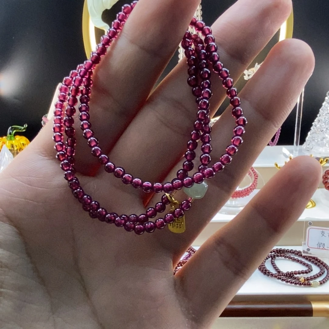 石榴石手链合金福利款