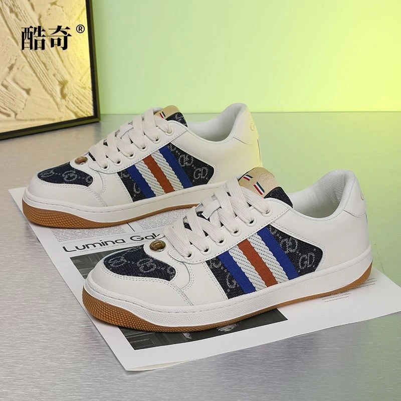 【直播间同款】经典复古休闲板鞋男鞋高端真皮运动休闲情侣鞋