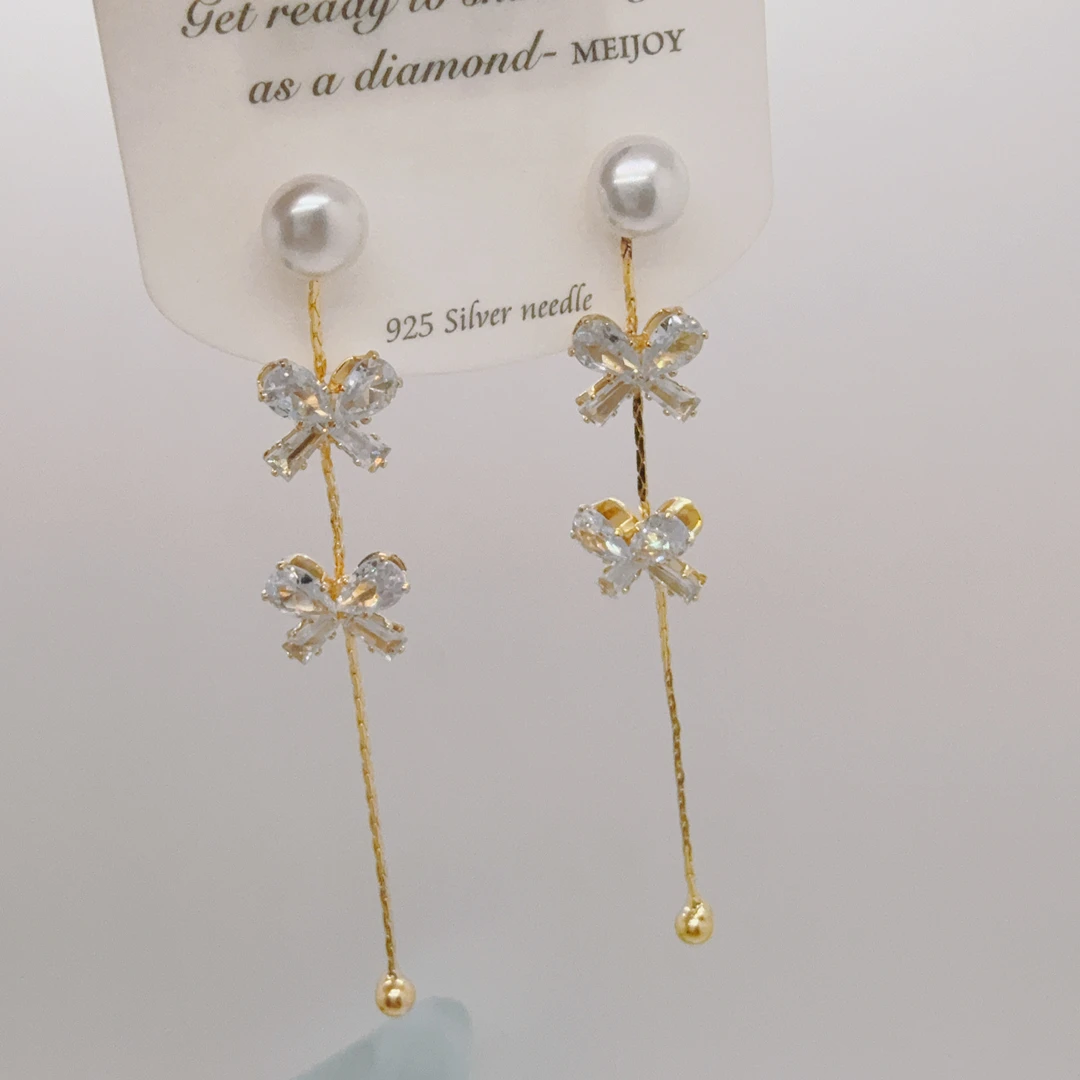 铜合金耳饰 S059重工树叶耳扣 梵希曼 设计感耳环