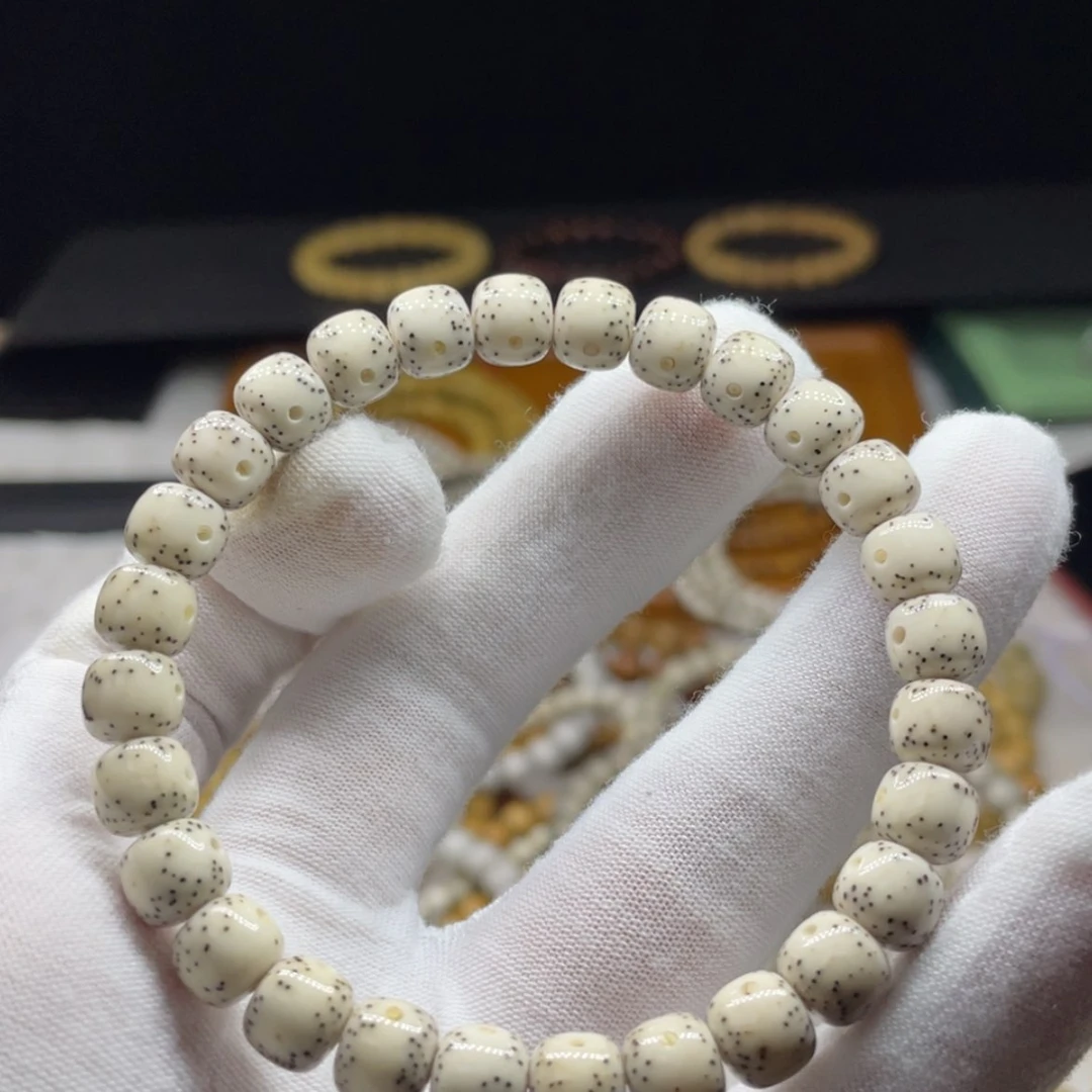 【闪购商品】手串星月菩提87瓷白月朗星稀