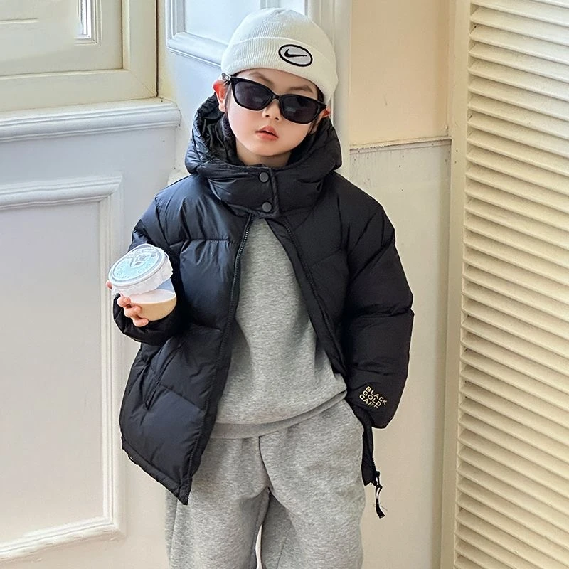 【现货秒发】新款儿童黑金石墨烯加厚防寒服中大童冬季保暖外套童装