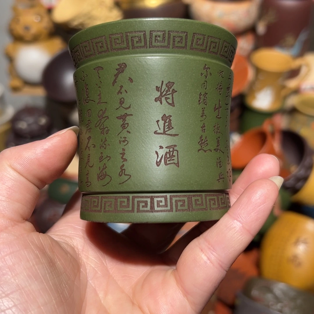 紫砂茶杯宜兴紫砂主人杯