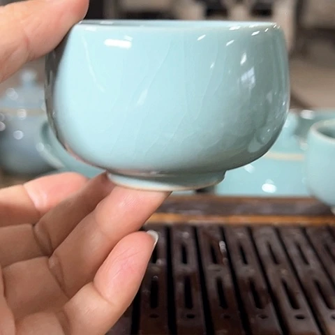 汝瓷手工禅定杯精品福利