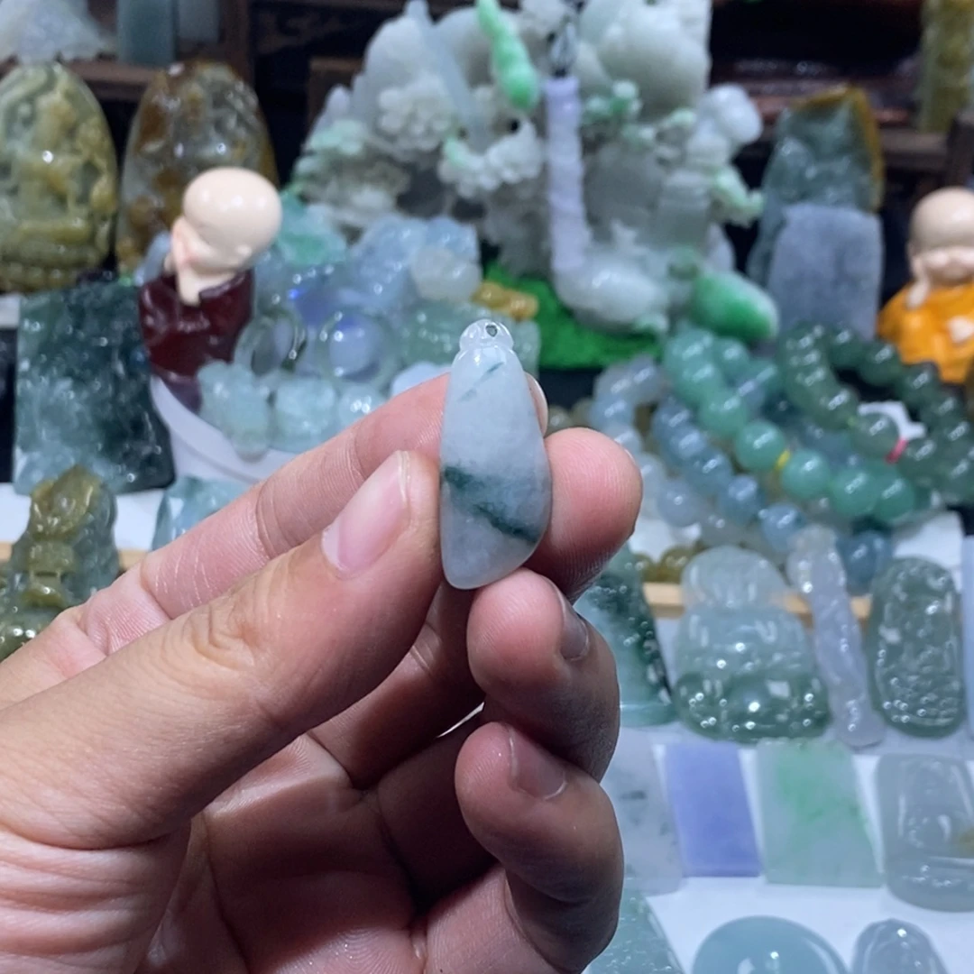 翡翠未镶嵌吊坠(不含链)福瓜