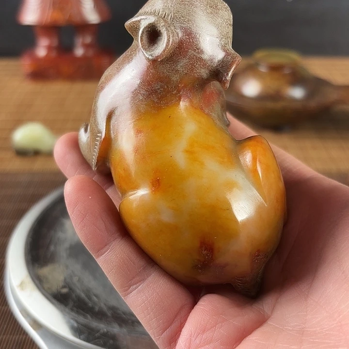 大***海和田玉未镶嵌挂件