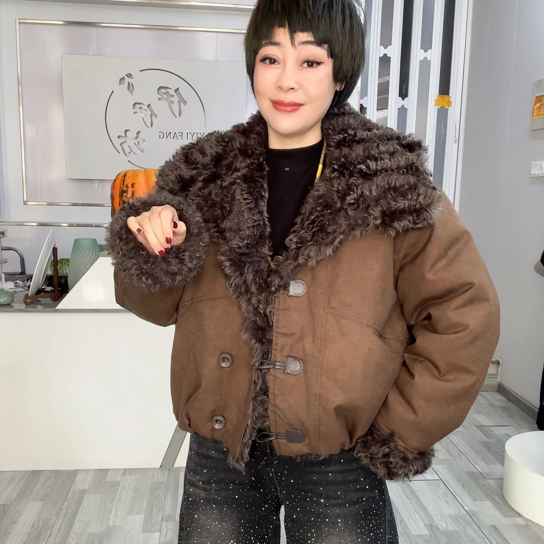 秋冬新款韩版宽松保暖显瘦棉衣