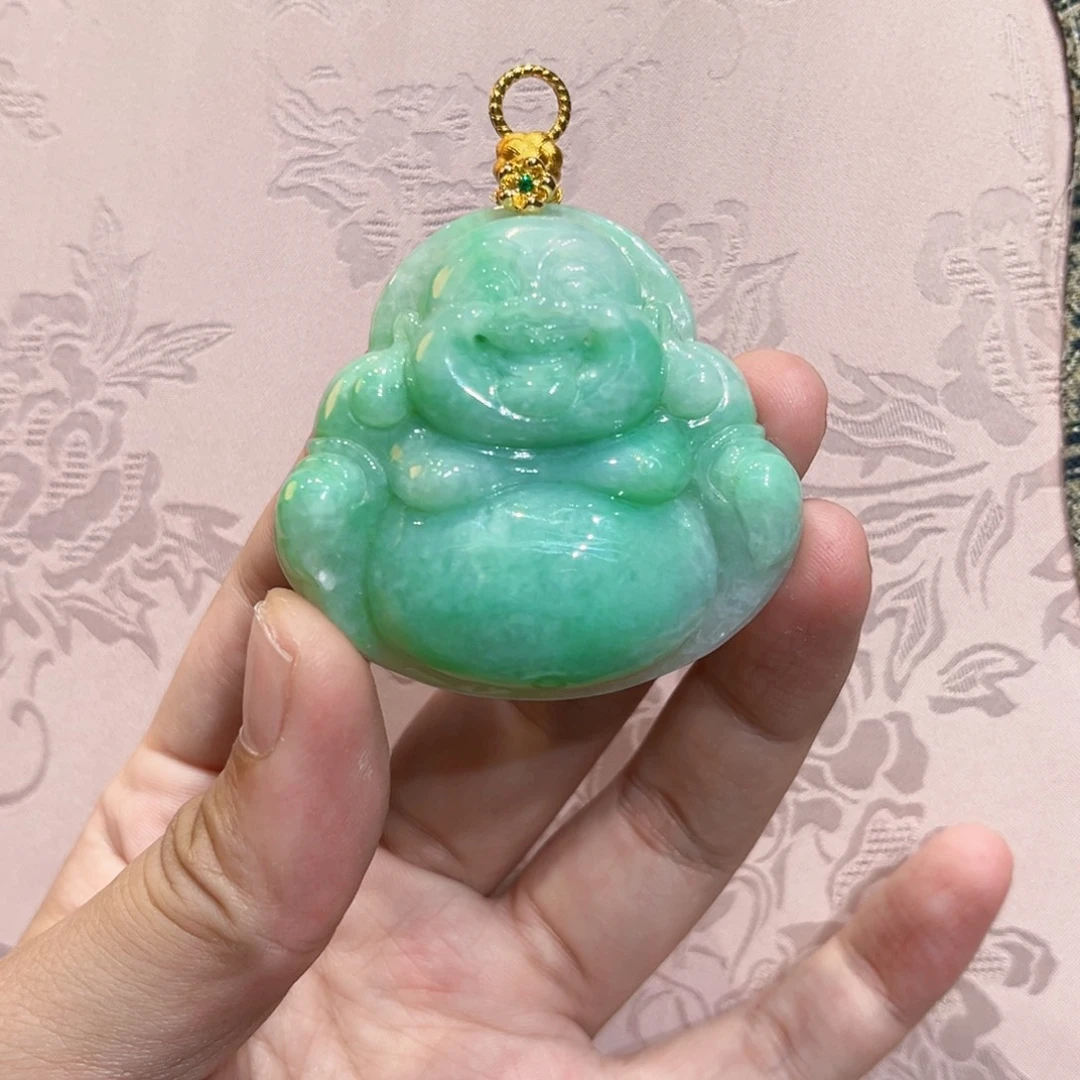 翡翠合金吊坠(赠链)