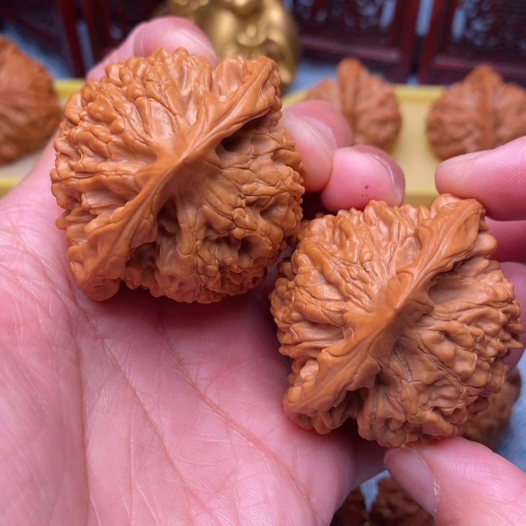 把件文玩核桃毕业全品桃心官帽48尺