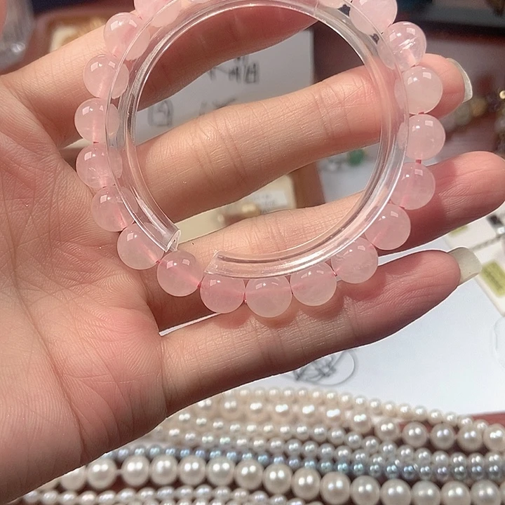 水晶手链未镶嵌粉水晶