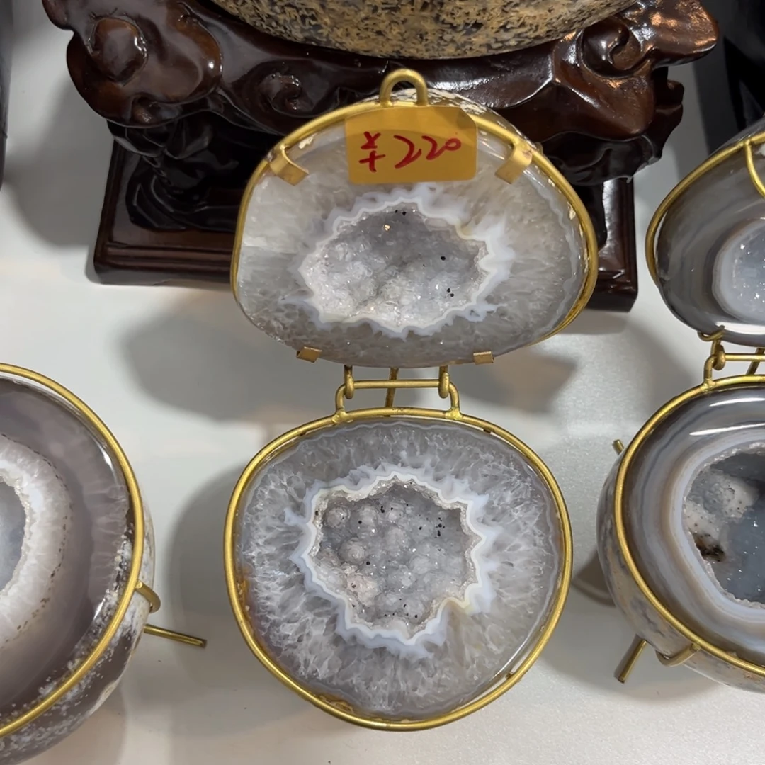 未镶嵌紫晶摆件水晶