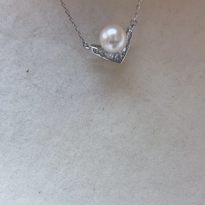 套链银S925镶嵌海水珍珠