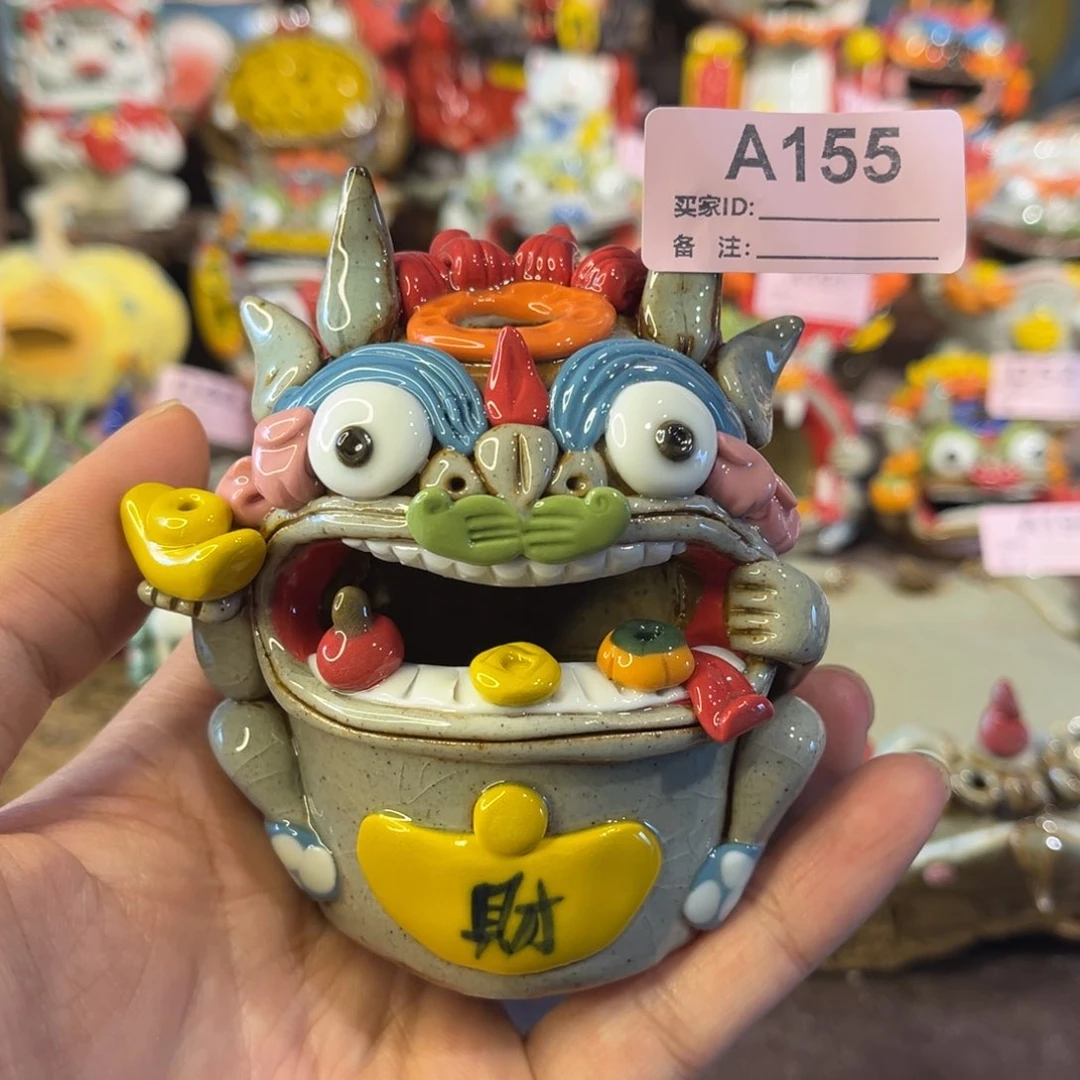 泥塑纯手工茶宠摆件