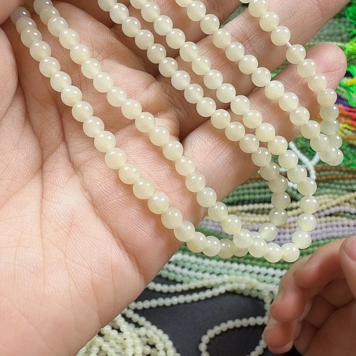 和田玉未镶嵌手链卡4.3m蜂蜜水不退换