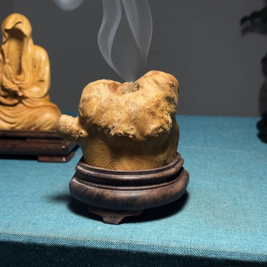 荔枝木摆件工艺品香炉
