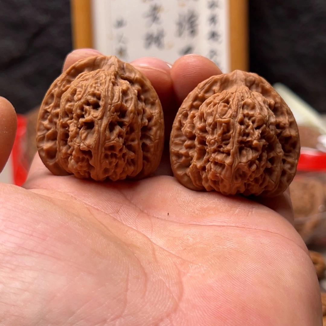 乐***呵文玩核桃把件南疆40微修
