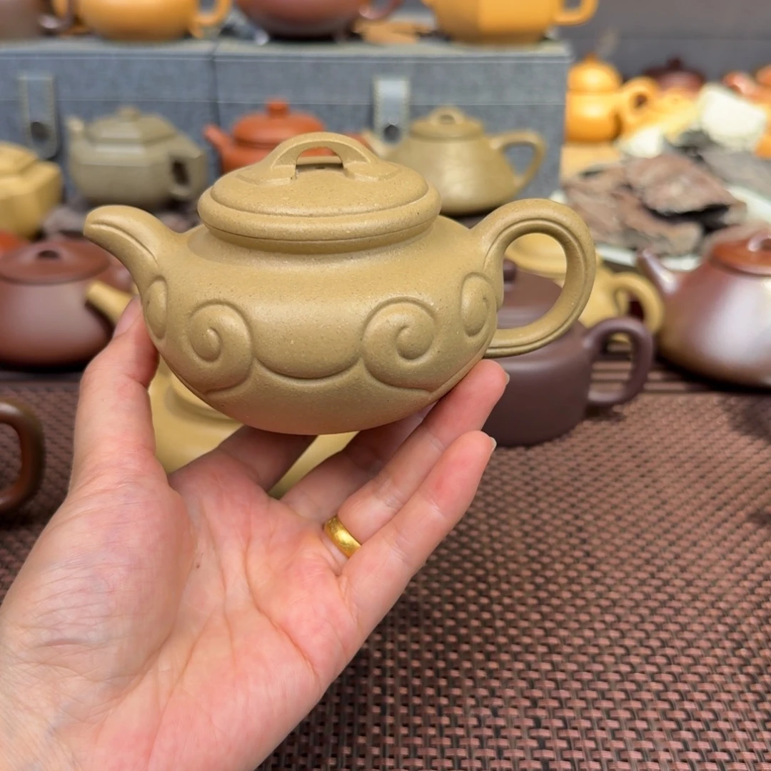 茶壶紫砂200毫升左右梨皮