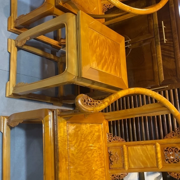 起***户楠木皇宫椅三件套