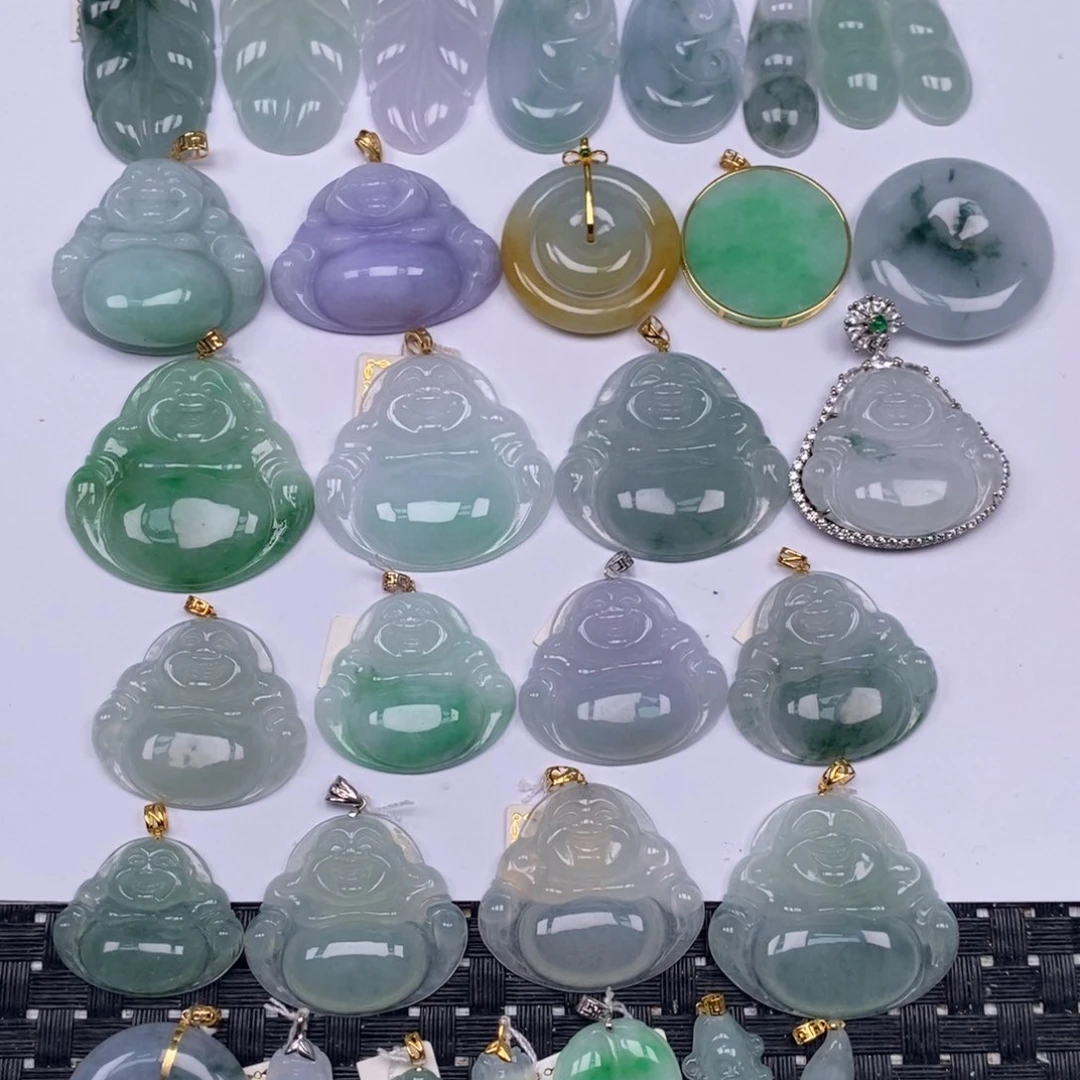 翡翠未镶嵌颈饰天然翡翠