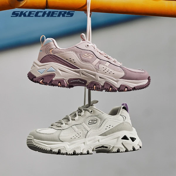 【白桃波波】斯凯奇云屿新款女鞋夏季机甲风休闲鞋运动鞋徒步180128