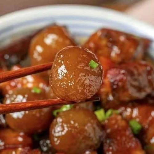 山粉圆子安庆特产红薯粉山芋粉焖烧肉圆子店饭店特色菜1袋包邮