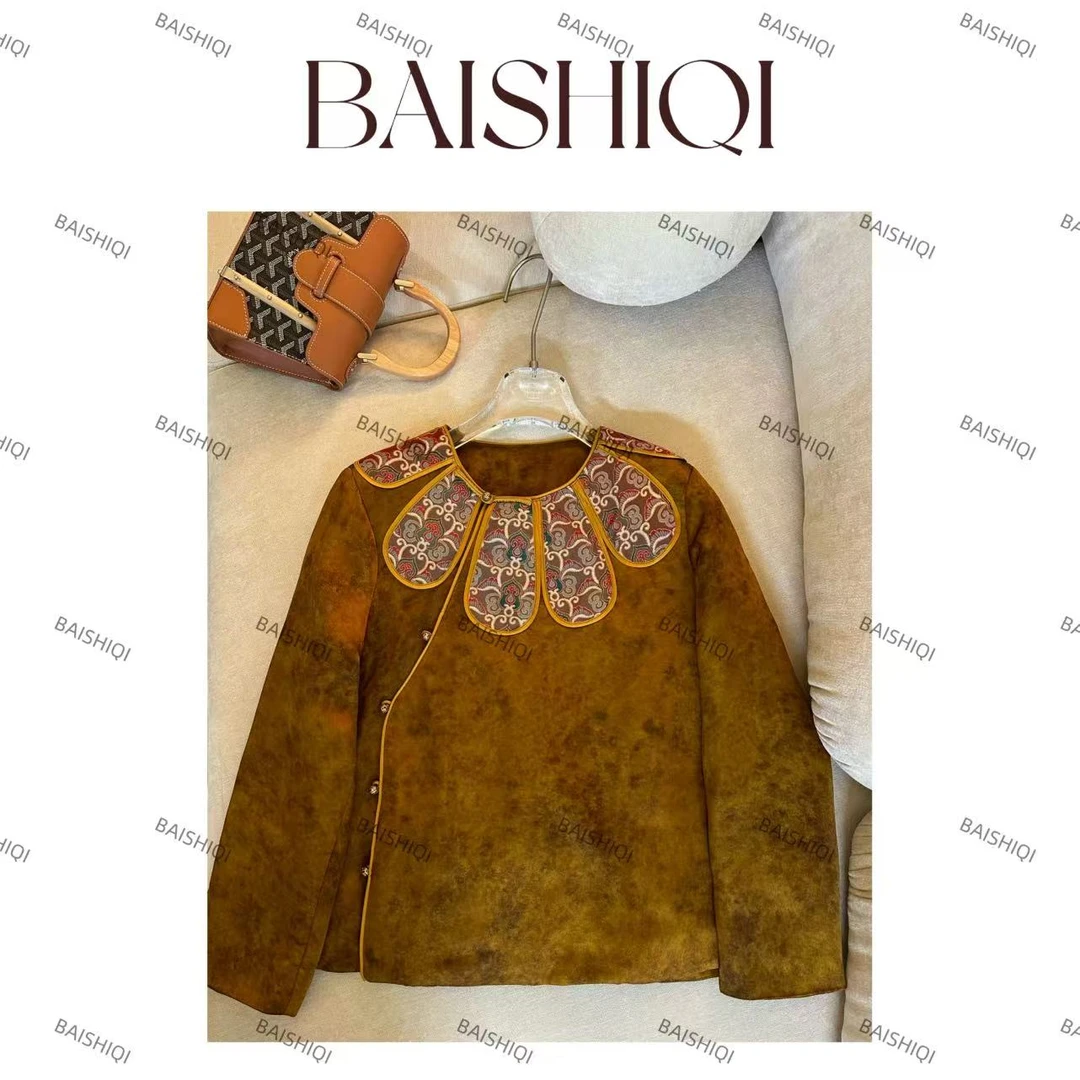 BAISHIQI【领秀】NEW 新中式国风提花上衣W1057