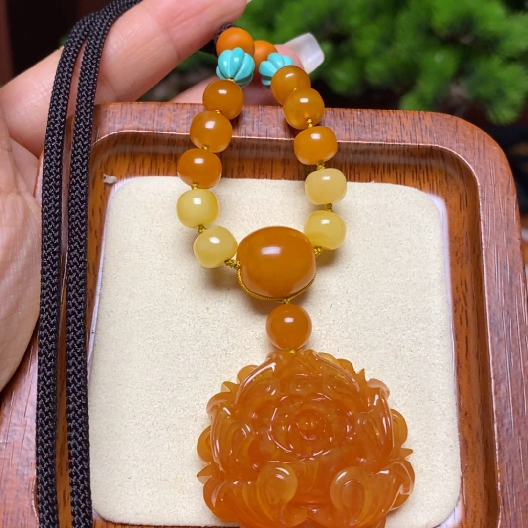 【闪购商品】蜜蜡颈饰未镶嵌项链