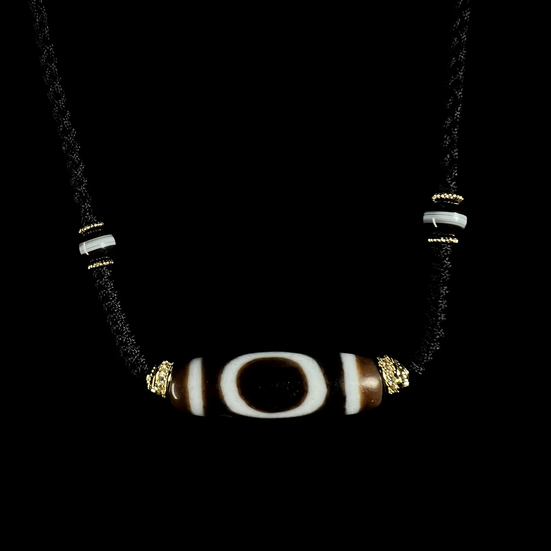 【赤华原创 】 头货精选 9A 黑白 30尺 玛瑙项链 多样性发货