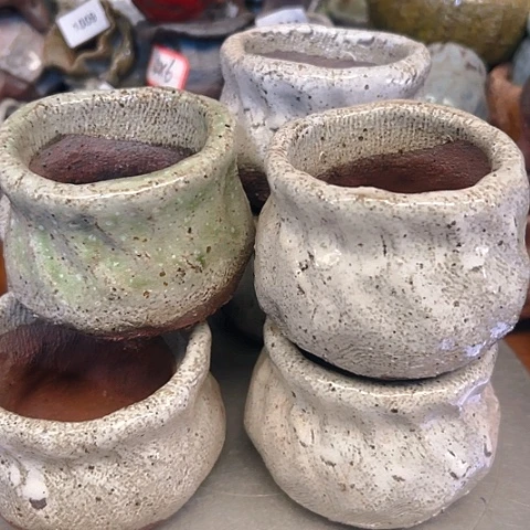 盆***粗陶花盆手工花盆制作就这样