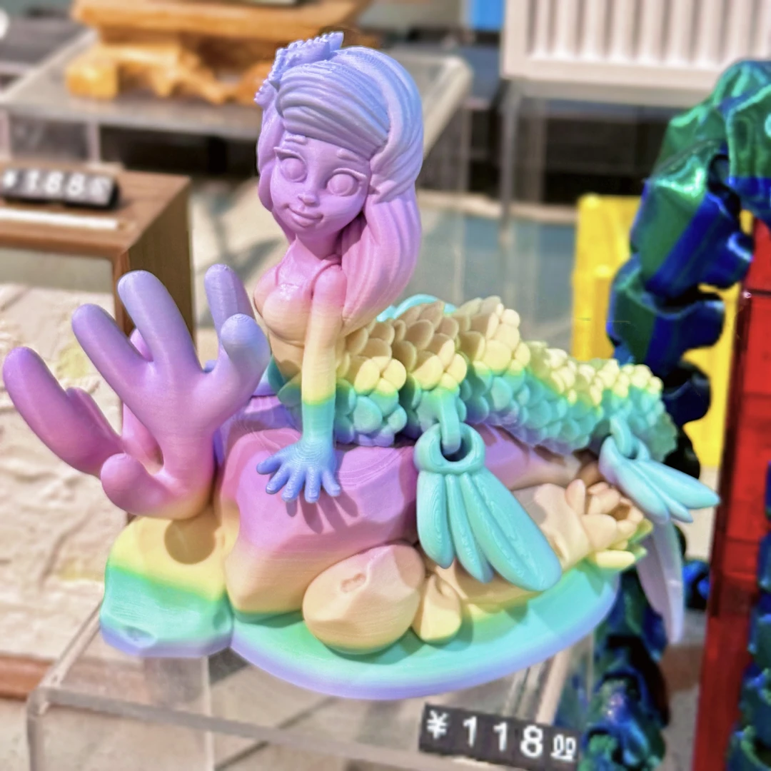 3D打印玩具-美人鱼