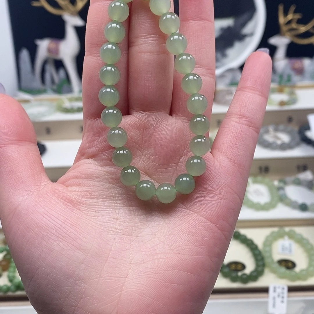 未镶嵌手链和田玉浅**凉